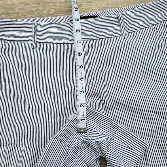 Cynthia Steffe blue and white striped summer shorts coastal aesthetic size 6 - Picture 8 of 10